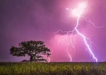 After nine children were struck by lightning, two lost their lives