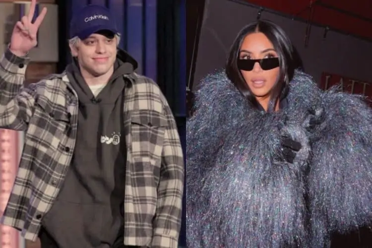 Kim Kardashian gets "giddy" over Pete Davidson