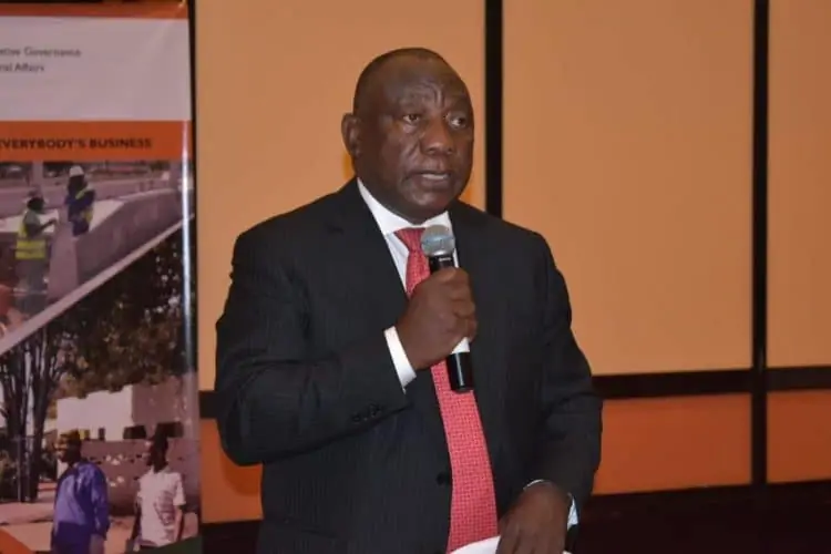 Ramaphosa talks about Social Employment Fund