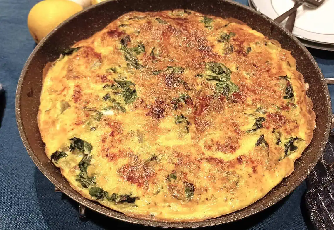 Haddock and Spinach Frittata Recipe