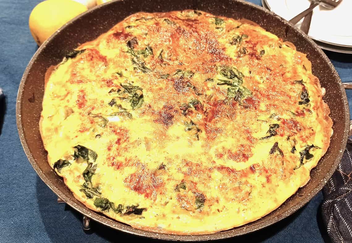 HADDOCK AND SPINACH FRITTATA RECIPE