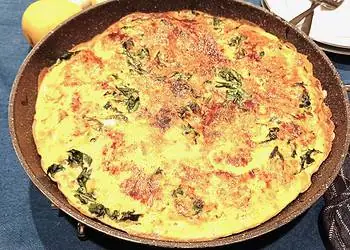 HADDOCK AND SPINACH FRITTATA RECIPE