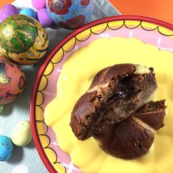 Chocolate Hotcross Buns